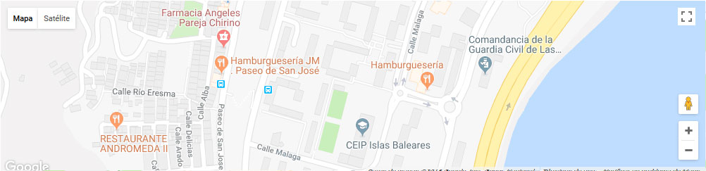 mapa registro civil las palmas